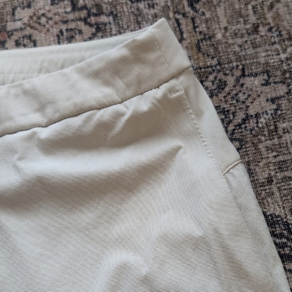Lululemon Athletica Relaxed Fit Belted Stretch Pant 32 Cream Chinos Relaxed Fit - Picture 5 of 8
